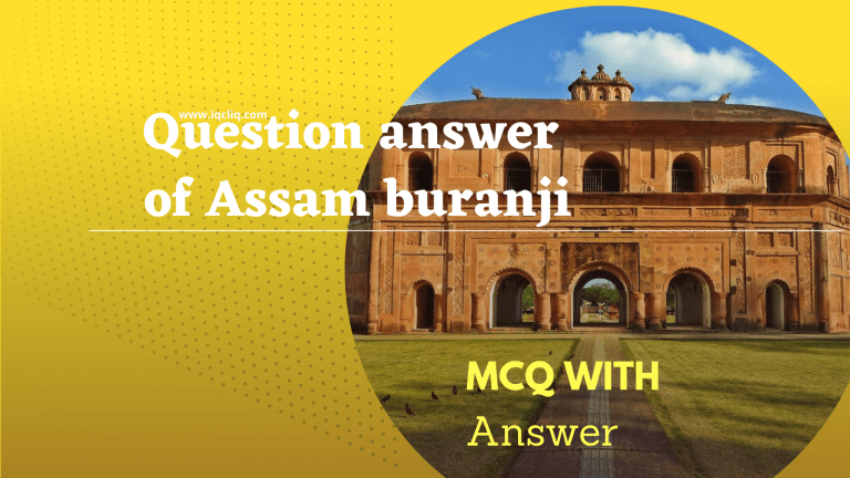 Question answer of Assam buranji